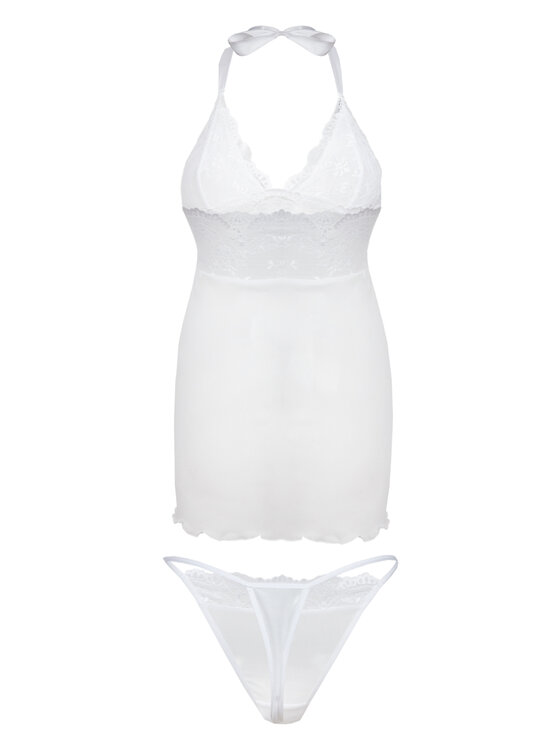 DKaren Lingerie DKaren Lingerie Komplet bielizny Arizona Biały Classic Fit