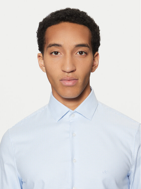 Calvin Klein Calvin Klein Košile K10K113854 Světle modrá Slim Fit