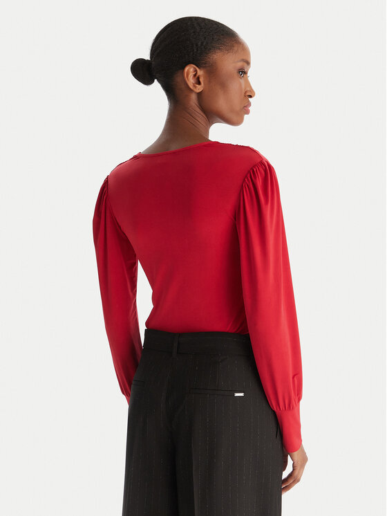 ACCESS FASHION ACCESS FASHION Body 54-2018-324 Czerwony Slim Fit