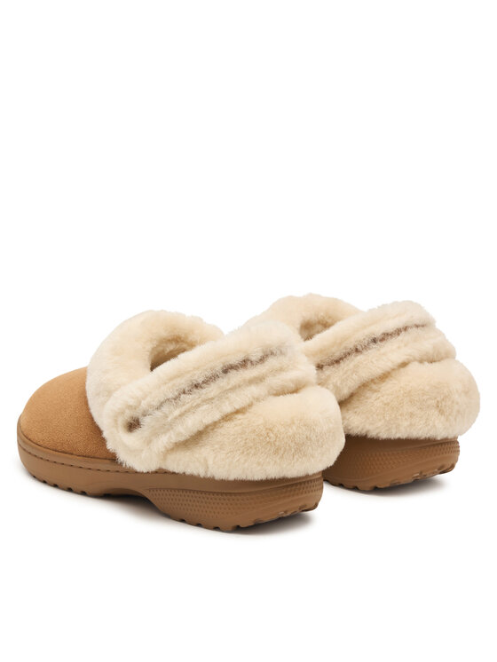 Crocs Crocs Шльопанці Classic Unfurgettable Suede Clog 212106 Бежевий