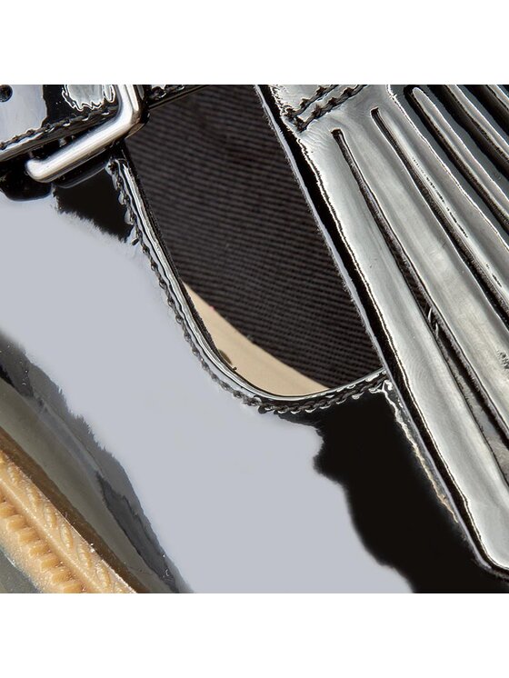 Clarks griffin mia black leather sale