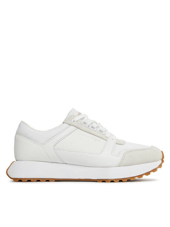 Sneakers Calvin Klein Low Top Lace Up Mix HM0HM00853 White/Gum OK5