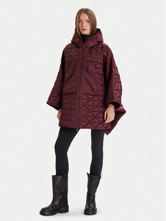 Save The Duck Save The Duck Μπουφάν μεταβατικό D42465W JADE21 Μπορντό Relaxed Fit