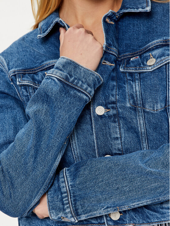 Tommy Jeans Tommy Jeans Jeansjacke DW0DW16055 Blau Slim Fit