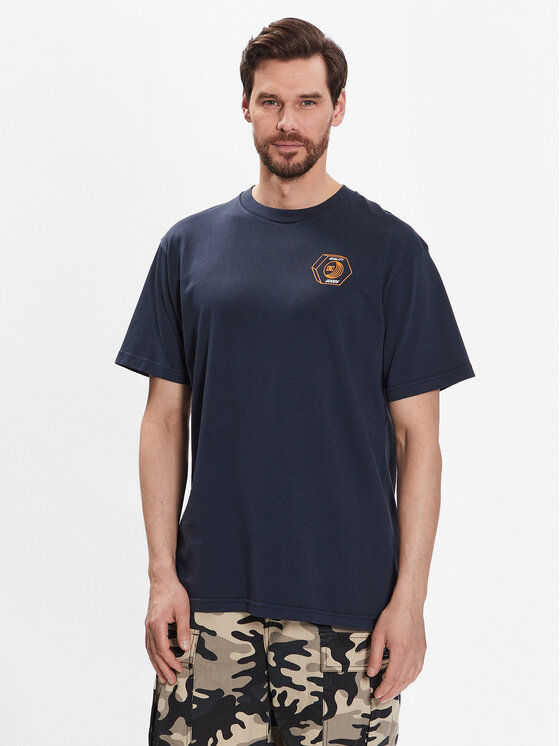 DC T-shirt Quality Goods ADYZT05235 Bleu marine Relaxed Fit