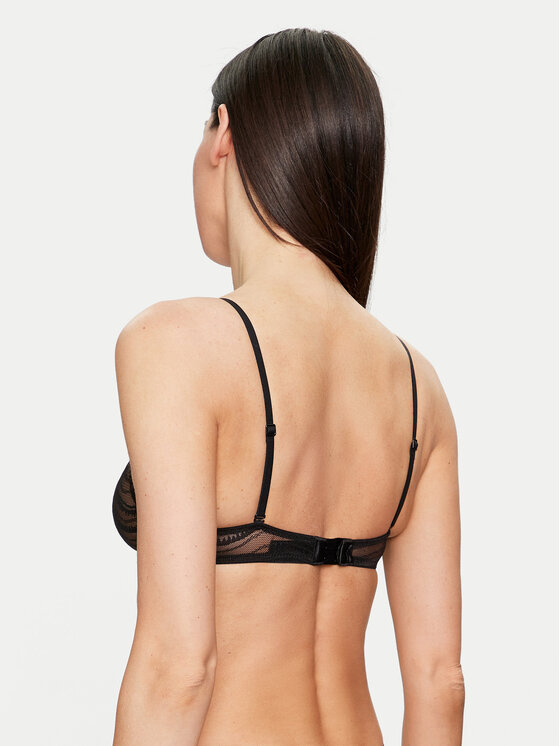 Calvin Klein Underwear Calvin Klein Underwear Biustonosz z fiszbiną 000QF7717E Czarny