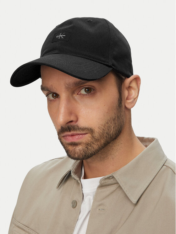 Calvin Klein Calvin Klein Šiltovka Monologo Woven Patch Bb Cap LV04D5077G Čierna
