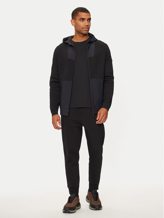 BOSS Boss Sweter Mightor 50523166 Czarny Regular Fit