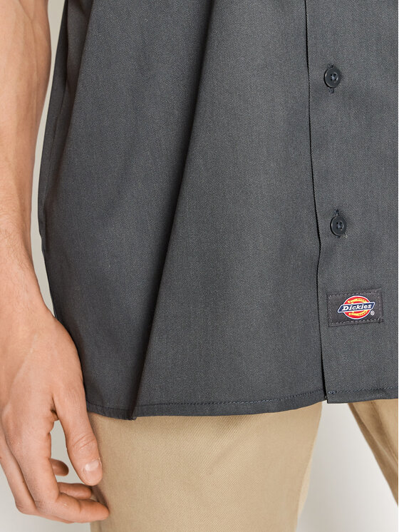 Camicia Work DK0A4XK7CH0 Grigio Regular Fit