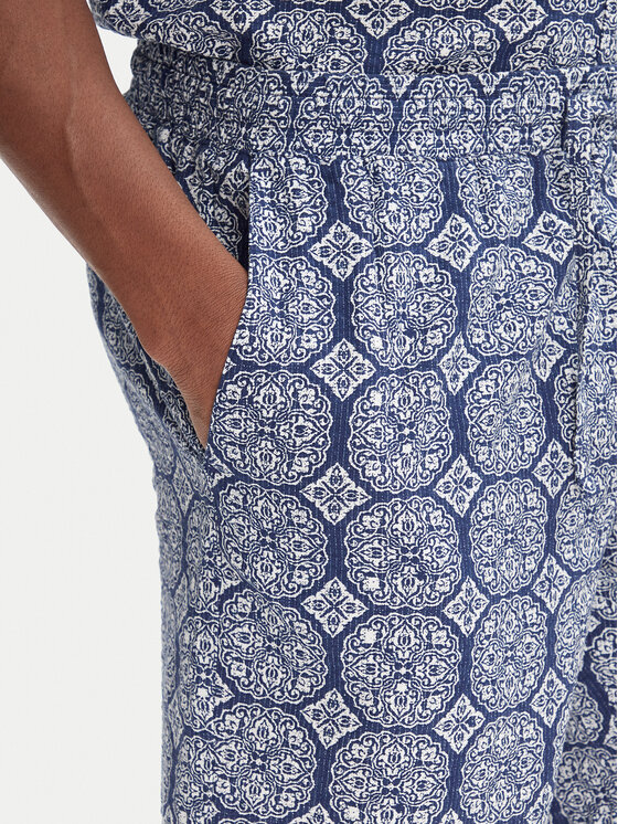 Jack&Jones Jack&Jones Set Hemd und Stoffshorts Seersucker 12284648 Blau Relaxed Fit