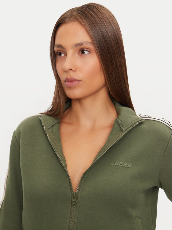 Guess Guess Džemperis Britney V2YQ16 KB3P2 Žalia Regular Fit