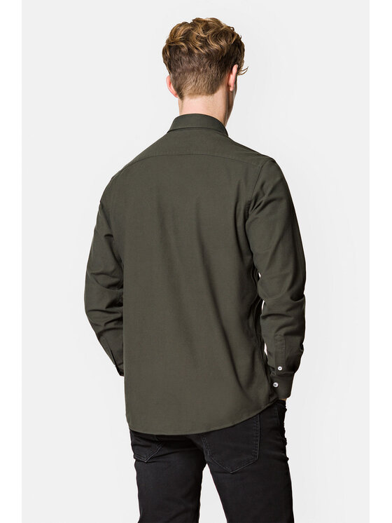 Lancerto Lancerto Koszula Sewilla KO073123000016 Zielony Slim Fit