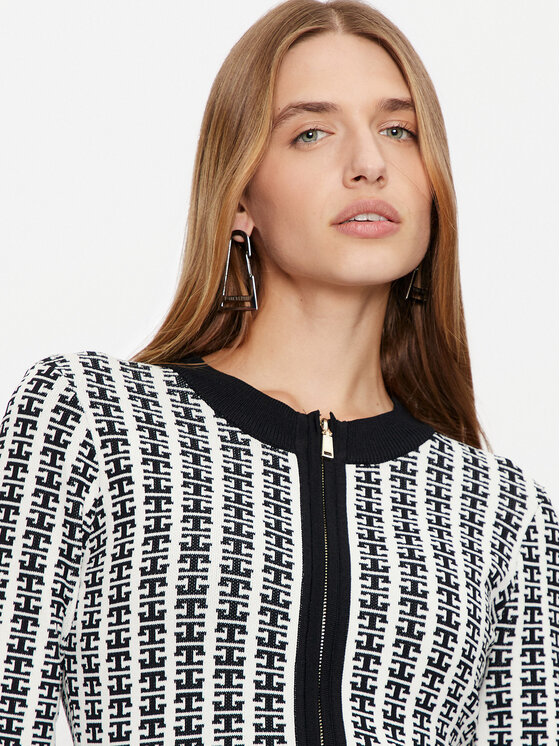 Gaudi Gaudi Úpletové šaty 421FD13012 Čierna Slim Fit
