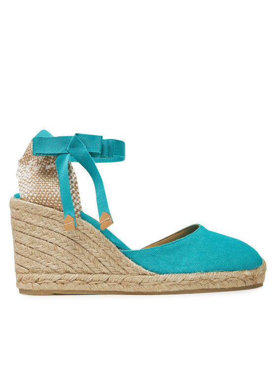 Castañer Espadrilky Carina/8/002 021642 Tyrkysová