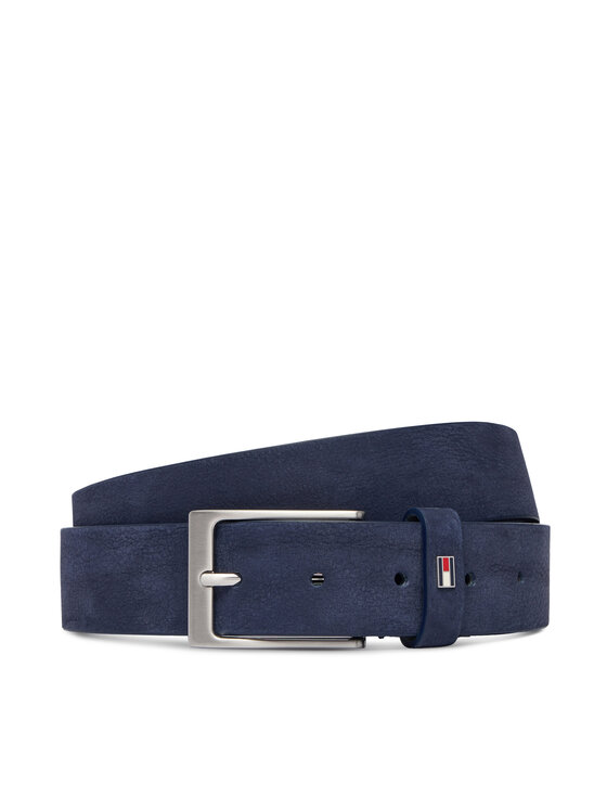 Tommy Hilfiger Tommy Hilfiger Nadrágszíj Layton 3.5 Nubuck AM0AM15047 Sötétkék
