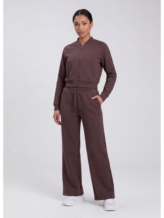 PITBULL PITBULL Bluza DISCOVERY Brązowy Regular Fit