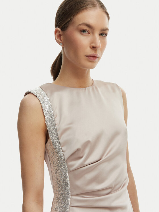 Rinascimento Rinascimento Abendkleid CFC0127548003 Beige Regular Fit