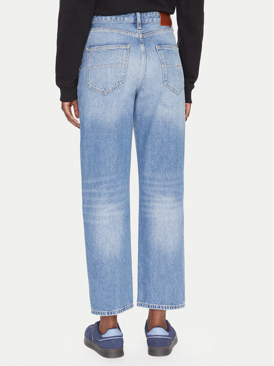 Tommy Jeans Tommy Jeans Traperice Layla DW0DW21278 Plava Straight Fit