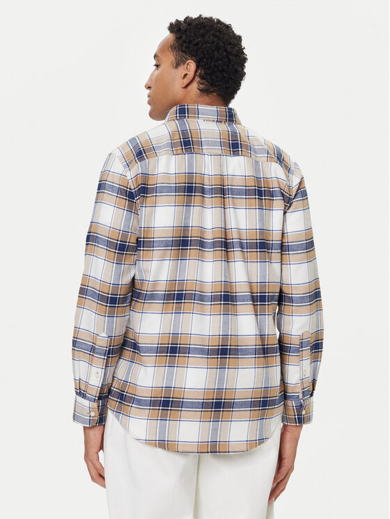 Tommy Hilfiger Tommy Hilfiger Koszula Hero MW0MW40473 Beżowy Regular Fit