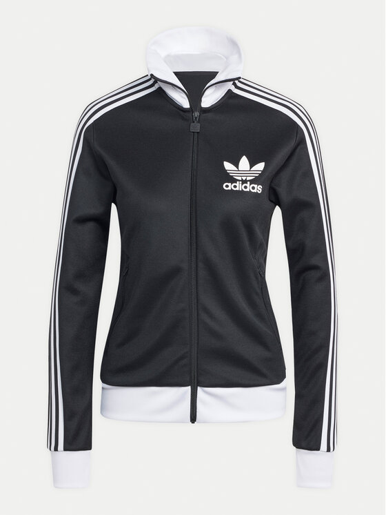 adidas adidas Bluză Beckenbauer IW3174 Negru Regular Fit