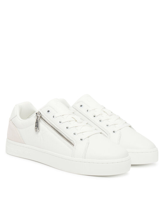 Calvin Klein Jeans Calvin Klein Jeans Sneakersy Classic Cupsole Zip Low In YM0YM01318 Biały