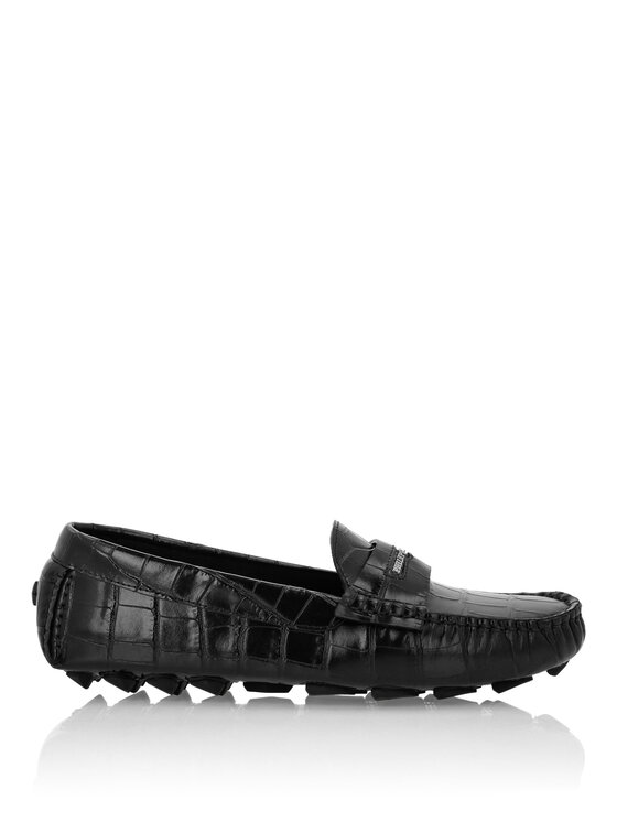 PHILIPP PLEIN PHILIPP PLEIN Mokasyny 25635 Czarny