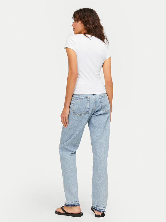 JJXX JJXX Marškinėliai Hayden 12249361 Balta Slim Fit