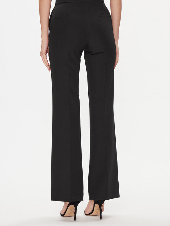 Maryley Maryley Hlače 24EB587/43NE Crna Relaxed Fit