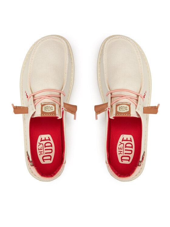 Hey Dude Hey Dude Scarpe basse Wendy Chambray Boho 40729-106 Écru