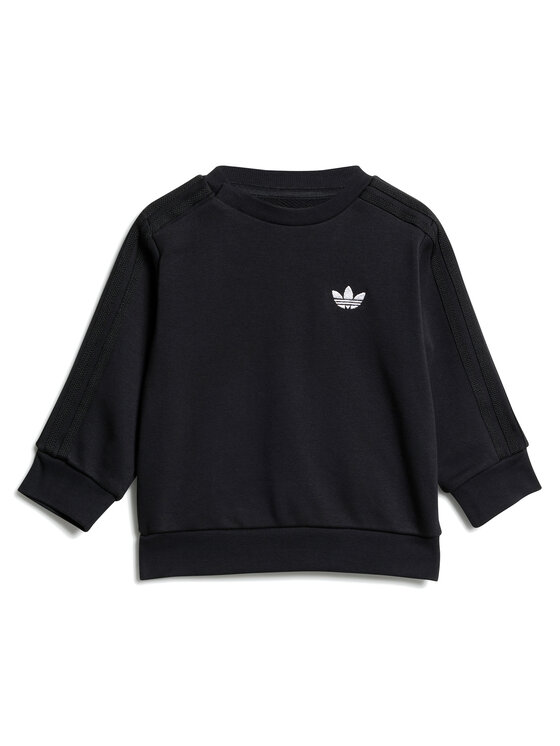adidas adidas Trenerka Denim Crew JY3545 Crna Regular Fit