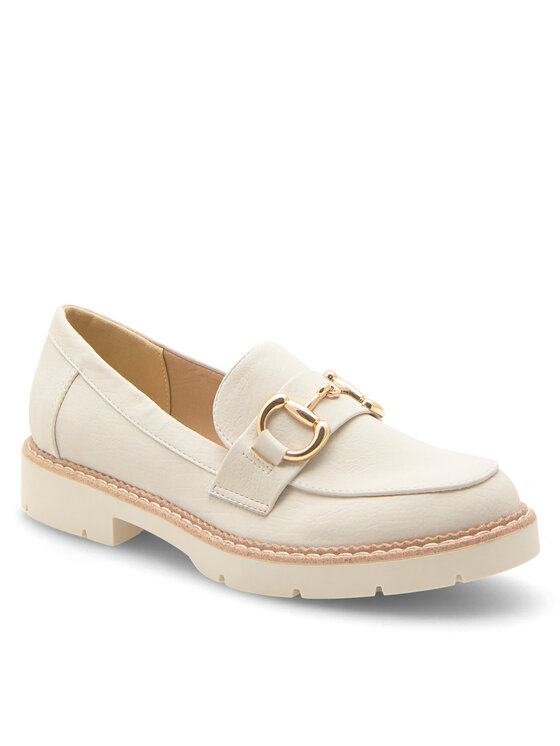 Clara Barson Clara Barson Loaferice EVELINNE WS5885-01 Écru