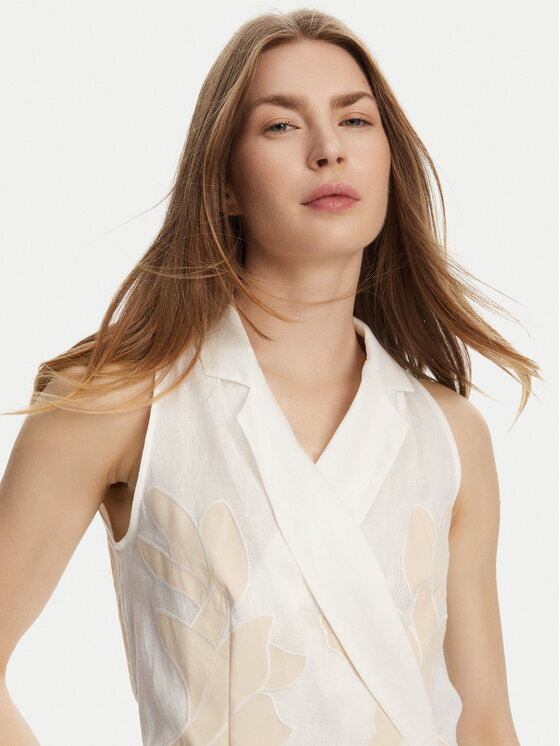 Marella Marella Top Kriss 2513161162 Biały Regular Fit