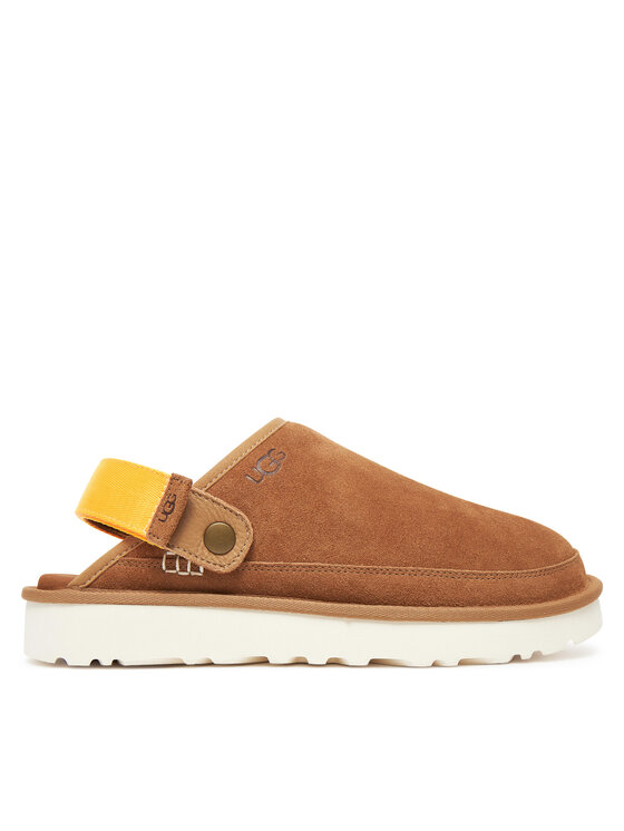 Ugg Męskie Klapki, rozmiar 45, Brązowe, M Goldencoast Clog II 1166915