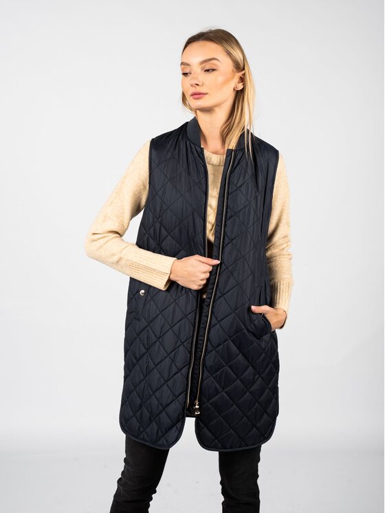 Geox Geox Bezrękawnik W2620N T2920 Granatowy Regular Fit
