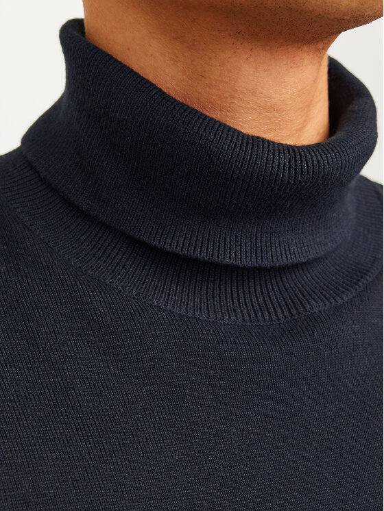 Jack&Jones Jack&Jones Rollkragenpullover Basic 12258051 Dunkelblau Regular Fit