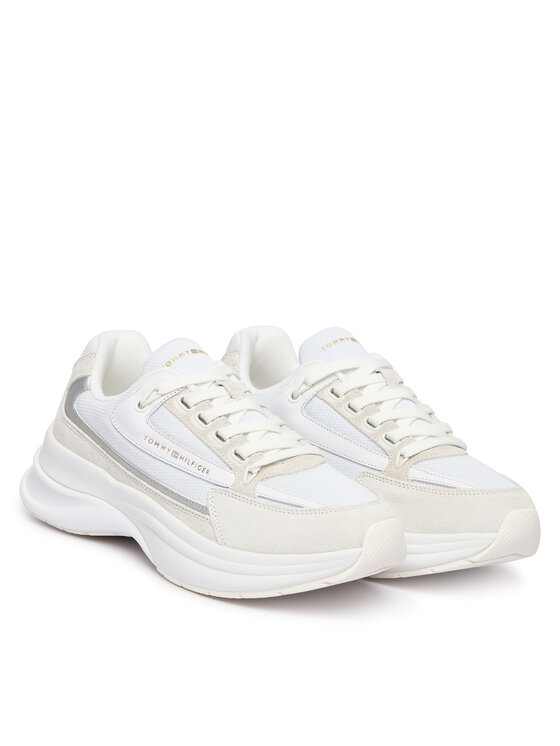 Tommy Hilfiger Tommy Hilfiger Sneakers Th Sporty Chic Runner FW0FW09187 Alb