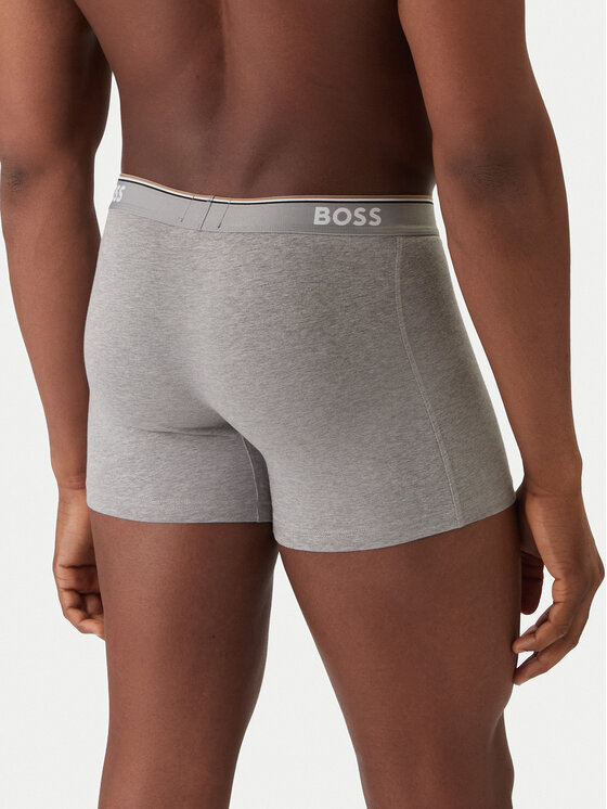 BOSS BOSS Bokserių komplektas 50475282 Pilka