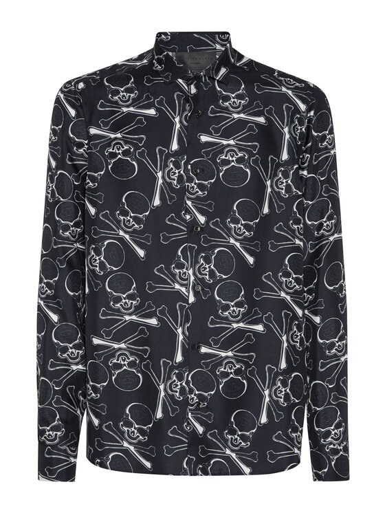 PHILIPP PLEIN PHILIPP PLEIN Koszula 9305 Czarny Regular Fit
