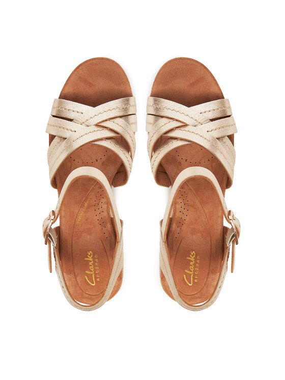 Clarks Clarks Espadrile Sabina Strap 26181463 Zlatna