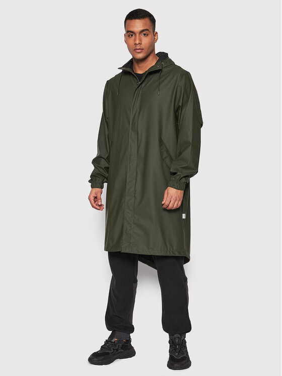 Rains Rains Esőkabát Unisex 18140 Zöld Regular Fit