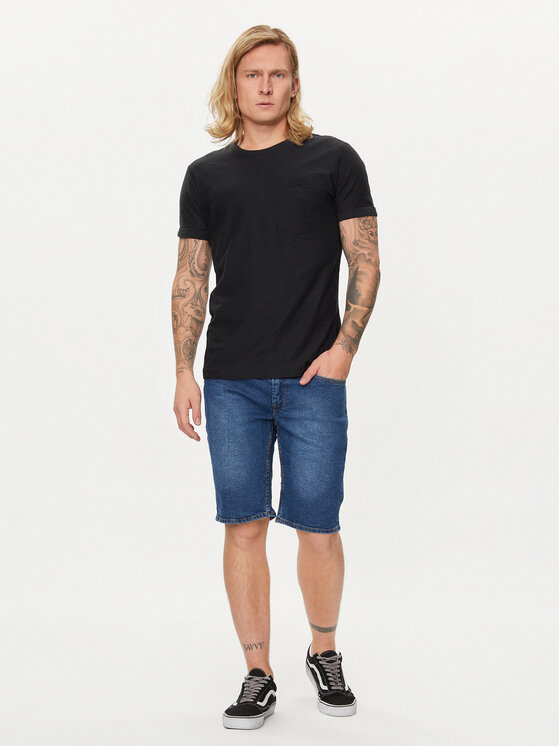 Blend Blend T-Shirt 20716864 Czarny Regular Fit