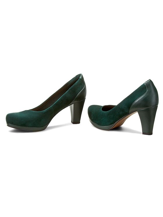 Clarks Polobotky Chorus Chic 261195674 Zelena Modivo.cz