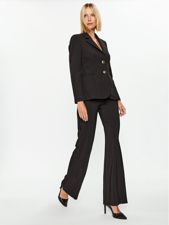 Rinascimento Rinascimento Hlače CFC0115593003 Crna Relaxed Fit