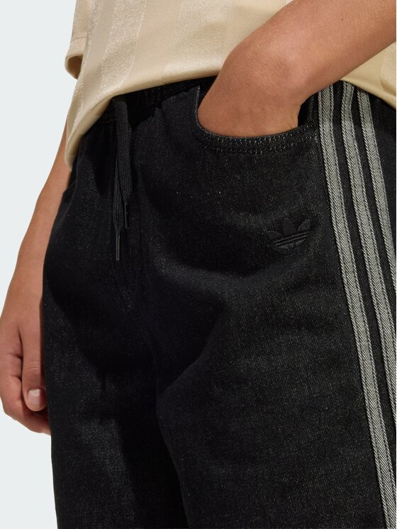 adidas adidas Szorty jeansowe JORTS Czarny Loose Fit