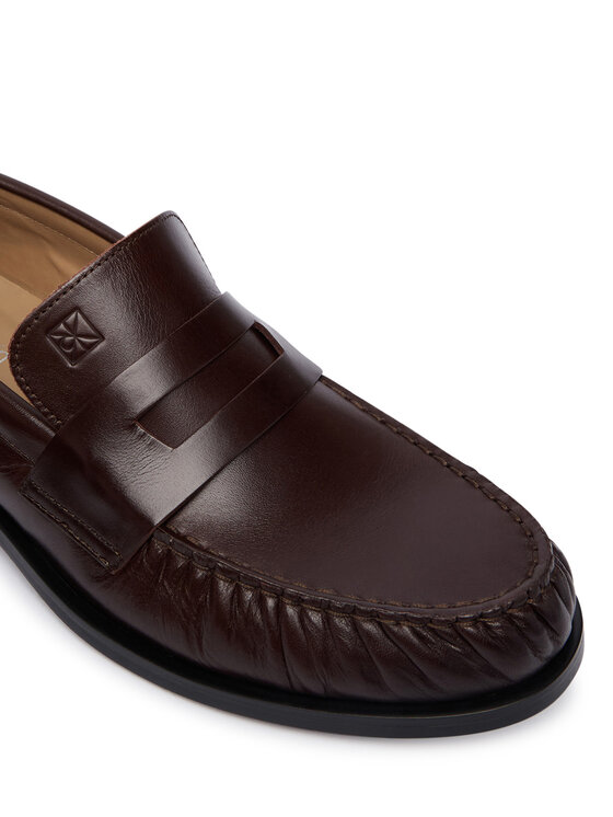 Calvin Klein Calvin Klein Лоуфъри Ess Rubber Loafer Wr Pol Lth HM0HM02171 Тъмнокафяв