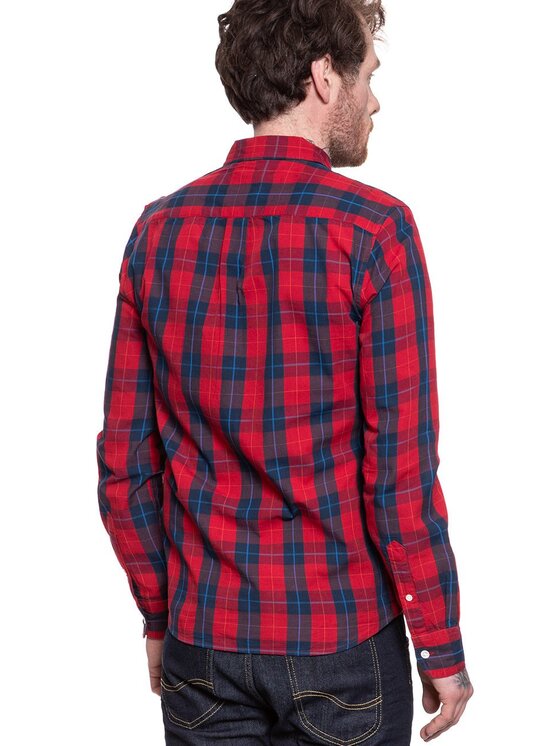 Wrangler Wrangler Koszula LS 1PKT SHIRT Kolorowy Regular Fit