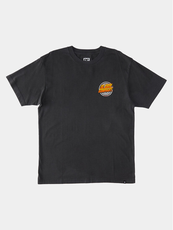 DC Shoes DC Shoes Тишърт Burner Tees ADYZT05271 Черен Regular Fit