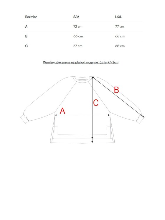 BeWear BeWear Bluza b306 Brązowy Baggy Fit