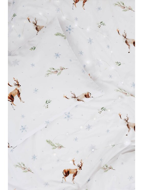 White pocket White pocket Komplet pościeli Pościel świateczna Biały