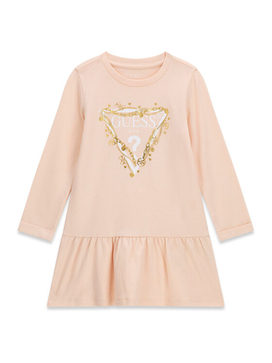 Guess Rochie de zi K3YK13 KA6W4 Roz deschis Regular Fit